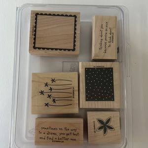 Stampin’ Up Sweet Dreams Wood Stamp Set